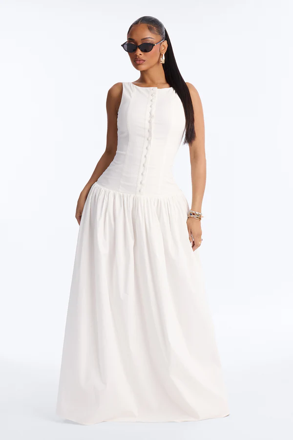 Everly Drop Waist Maxi Dress