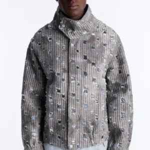 Indio Distressed Tweed Jacket