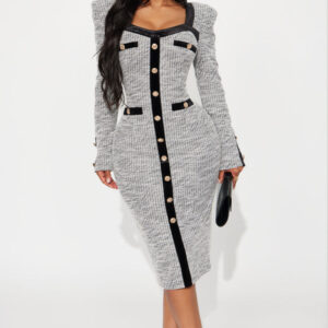 Breanne Tweed Midi Dress