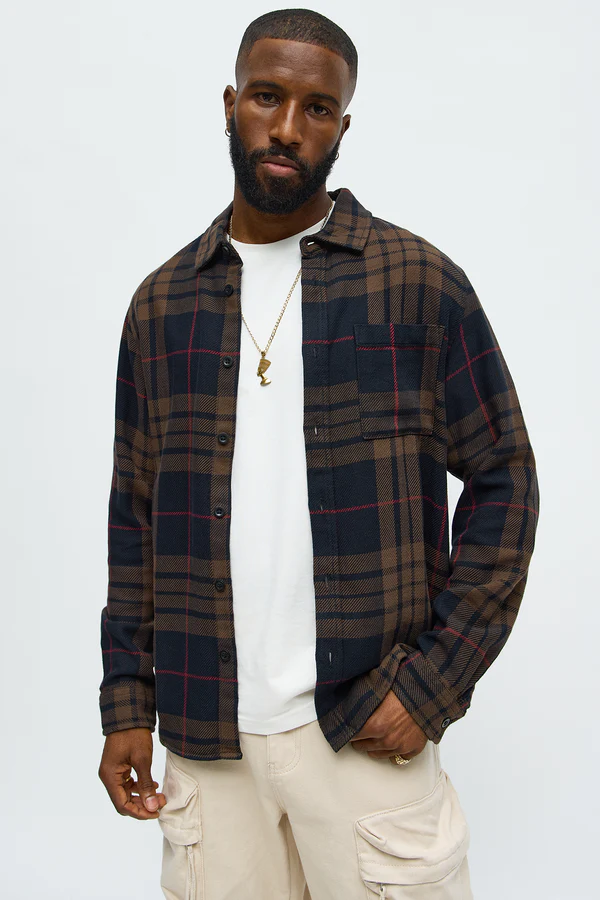 Multi-Color Plaid Shirt