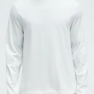 White Long Sleeve Crew Tee